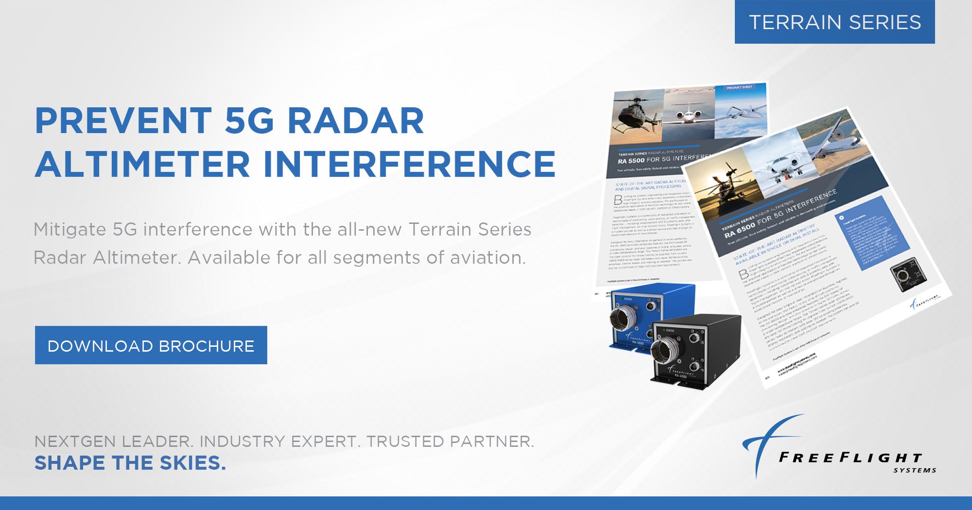 Terrain Series Radar Altimeter Mitigate 5G FreeFlight Systems
